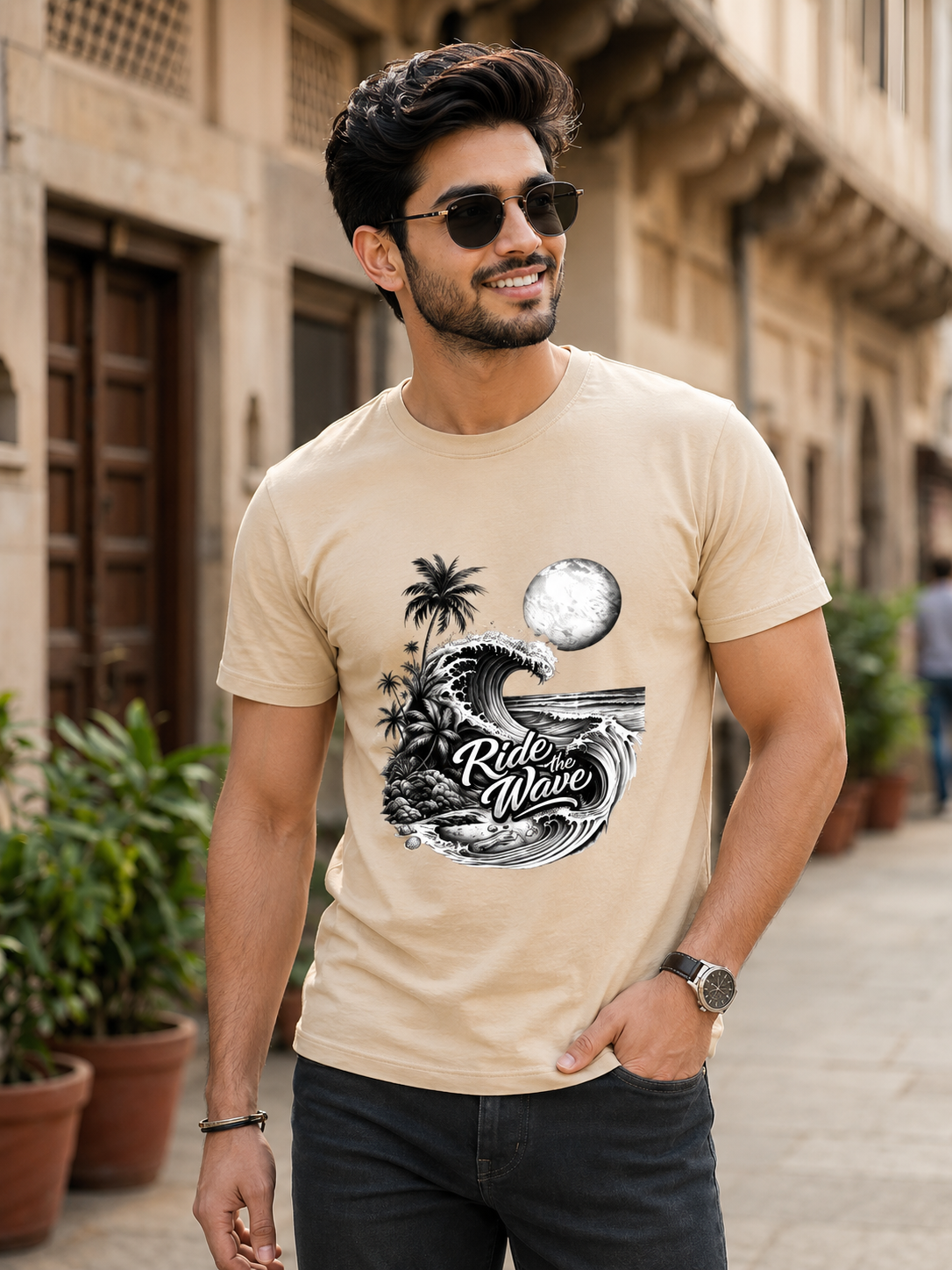 Wave Rider Regular Fit T-Shirt