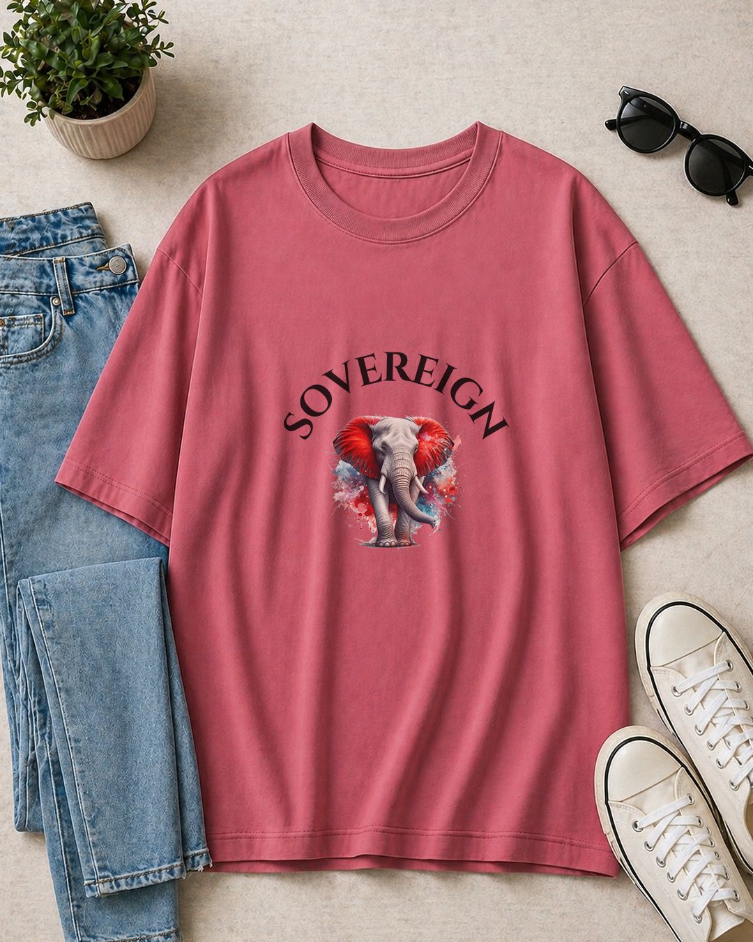 Gajraj Force Oversized Fit T-Shirt