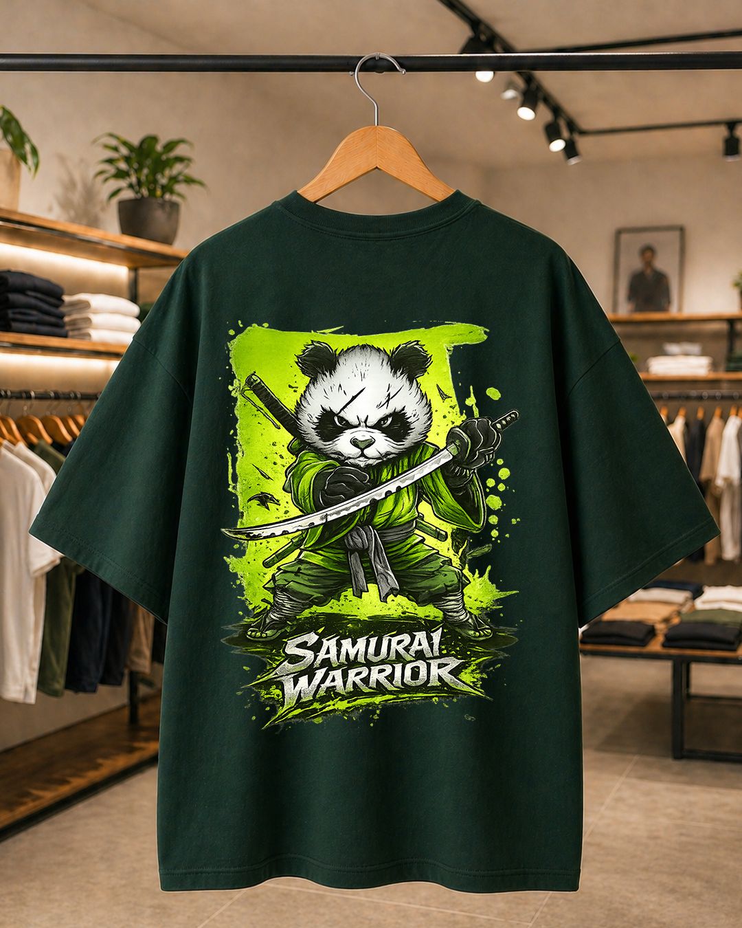 Zen Warrior Oversized Fit T-Shirt