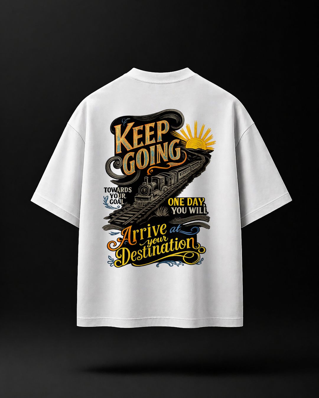 Keep Going Oversized Fit T-Shirt