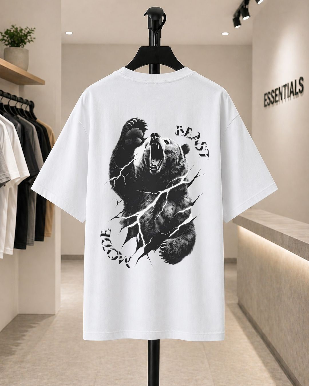 Thunder Beast Oversized Fit T-Shirt
