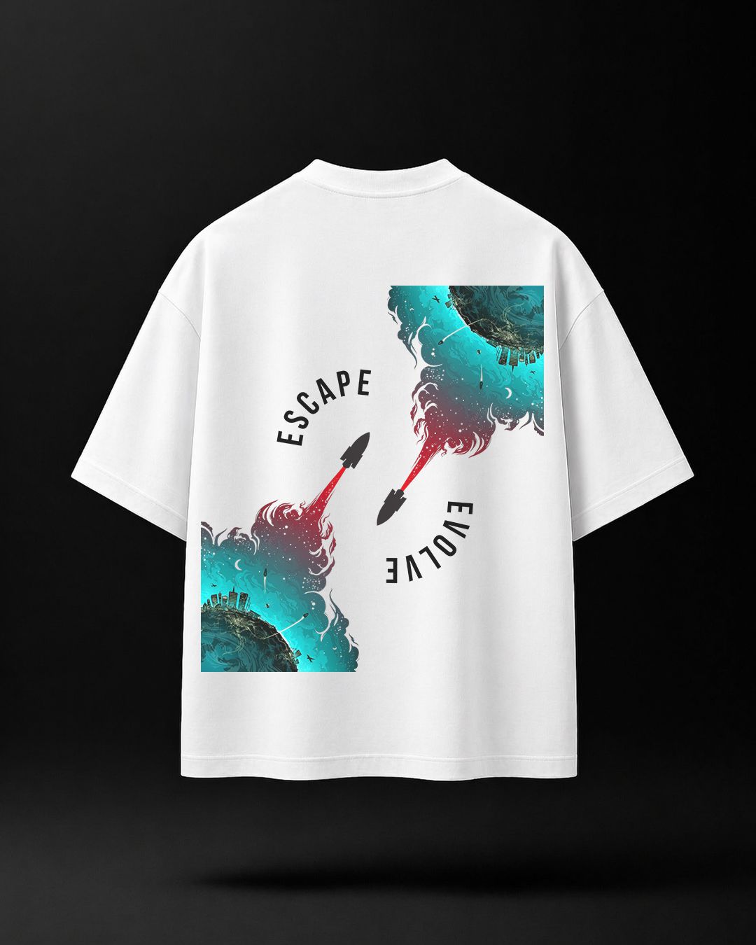 Dual Worlds Oversized Fit T-Shirt
