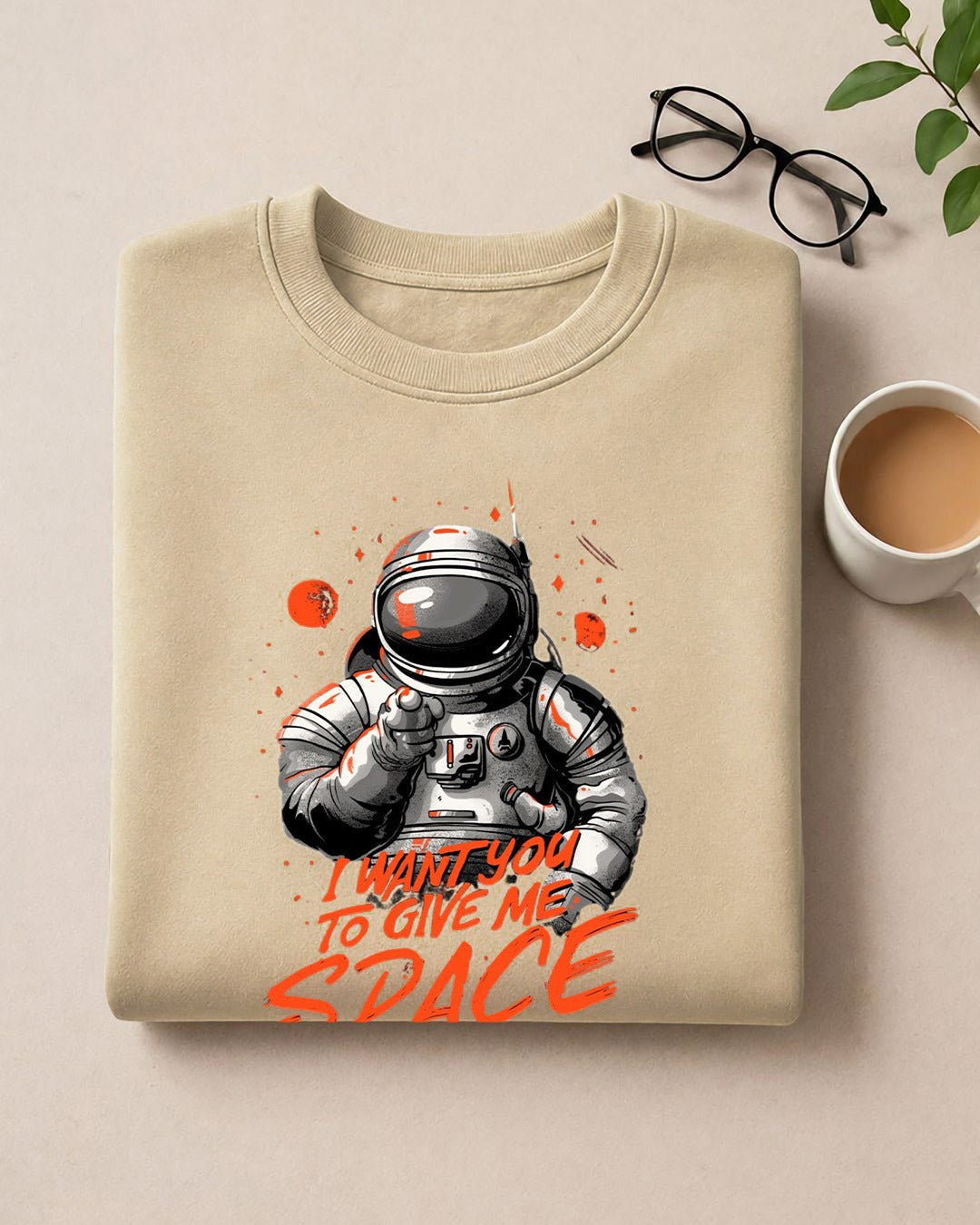 Give Space Regular Fit T-Shirt