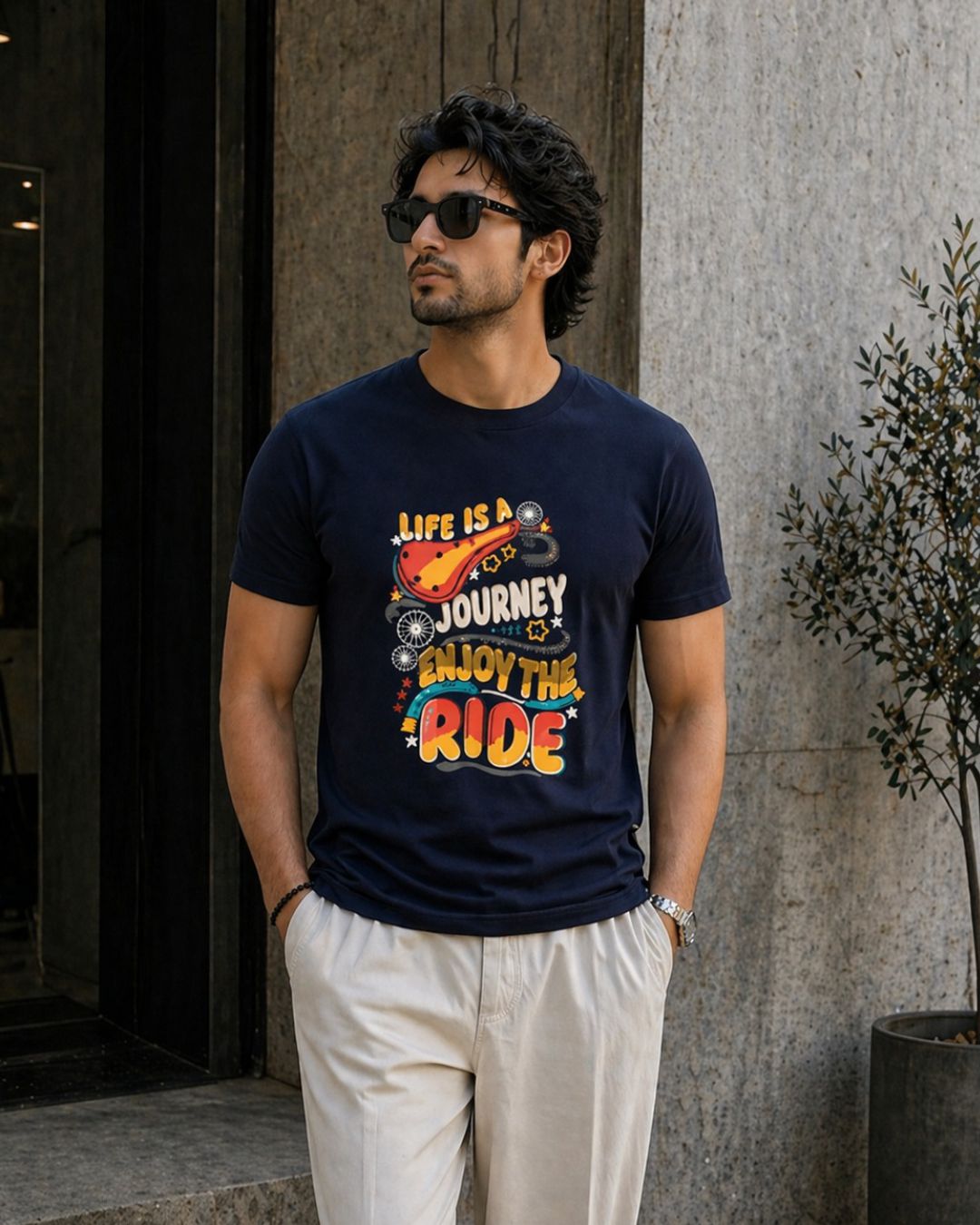Life Journey Regular Fit T-Shirt