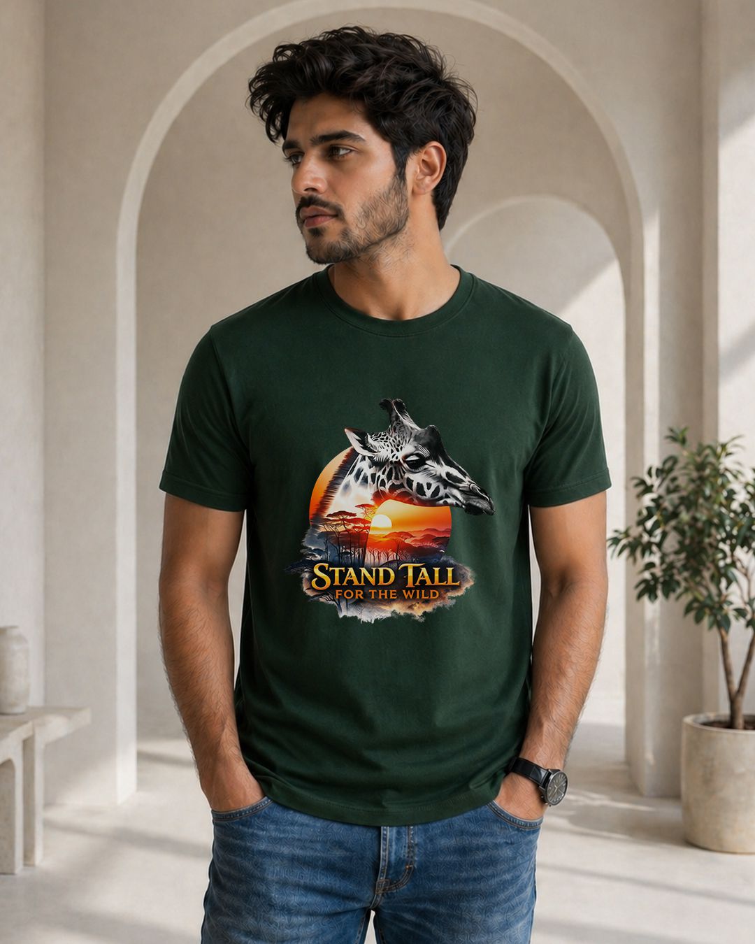 Stand Tall Wild Regular Fit T-Shirt
