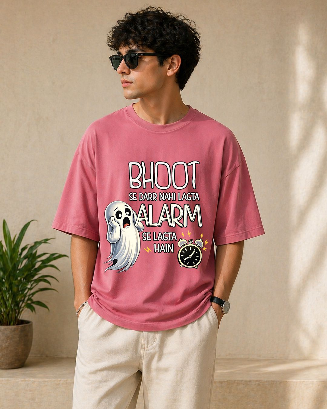 Morning Phobia Oversized Fit T-Shirt