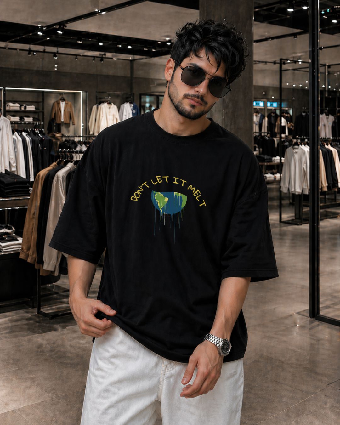 Nature Drift Oversized Fit T-Shirt