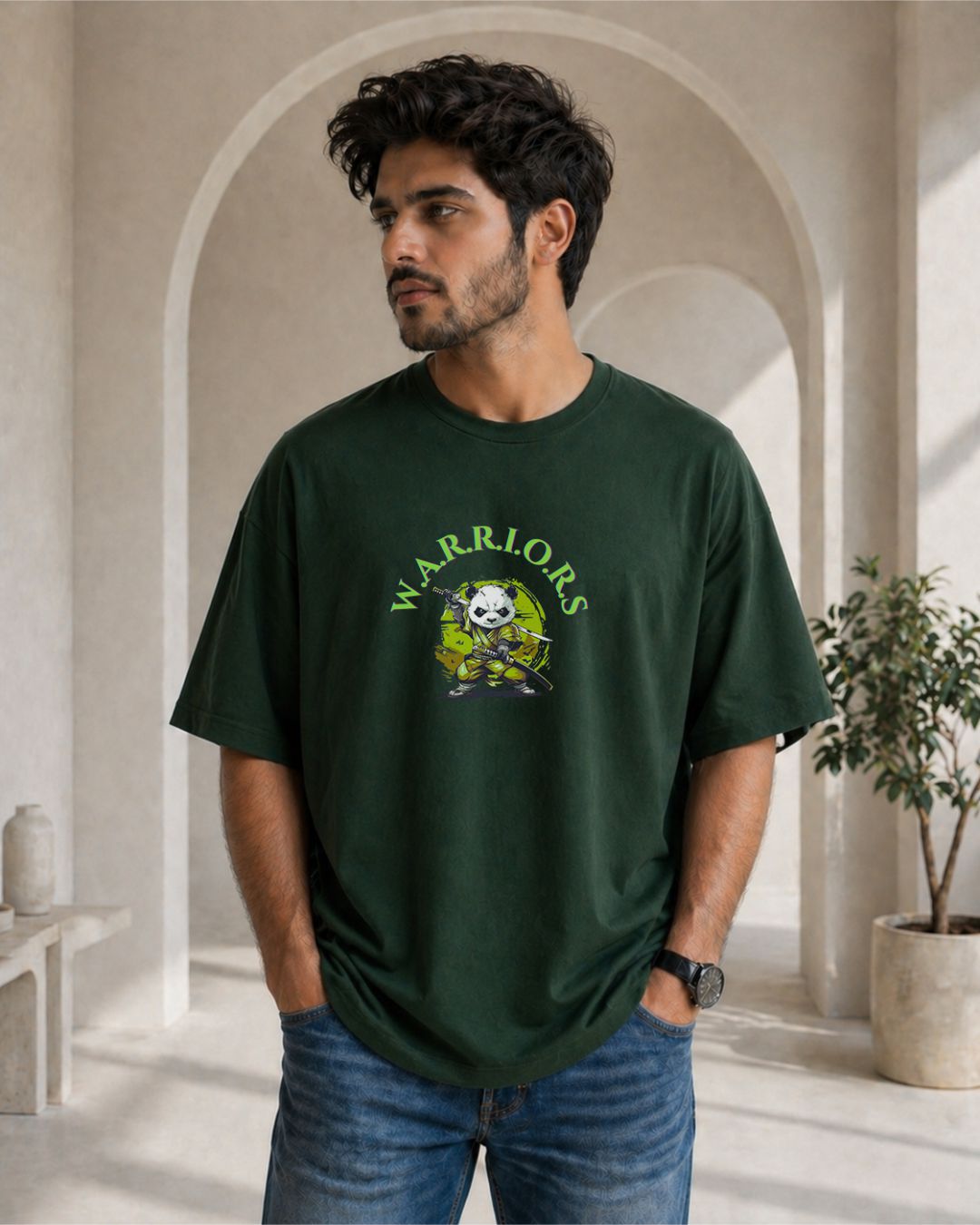Zen Warrior Oversized Fit T-Shirt