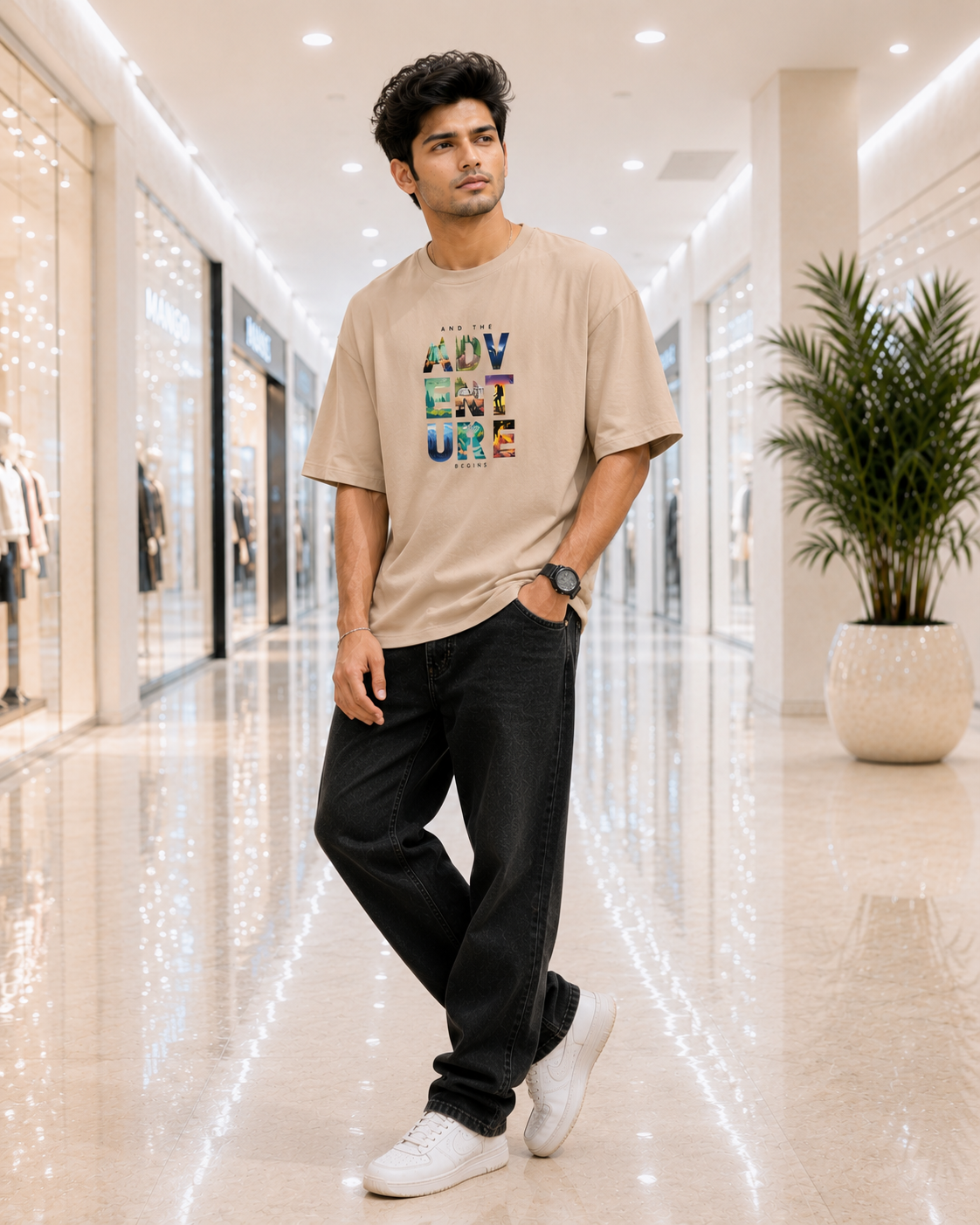 Wild Serenity Oversized Fit T-Shirt