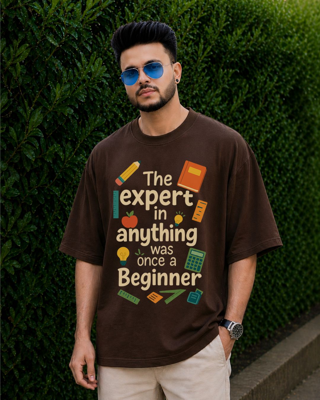 Start Somewhere Oversized Fit T-Shirt