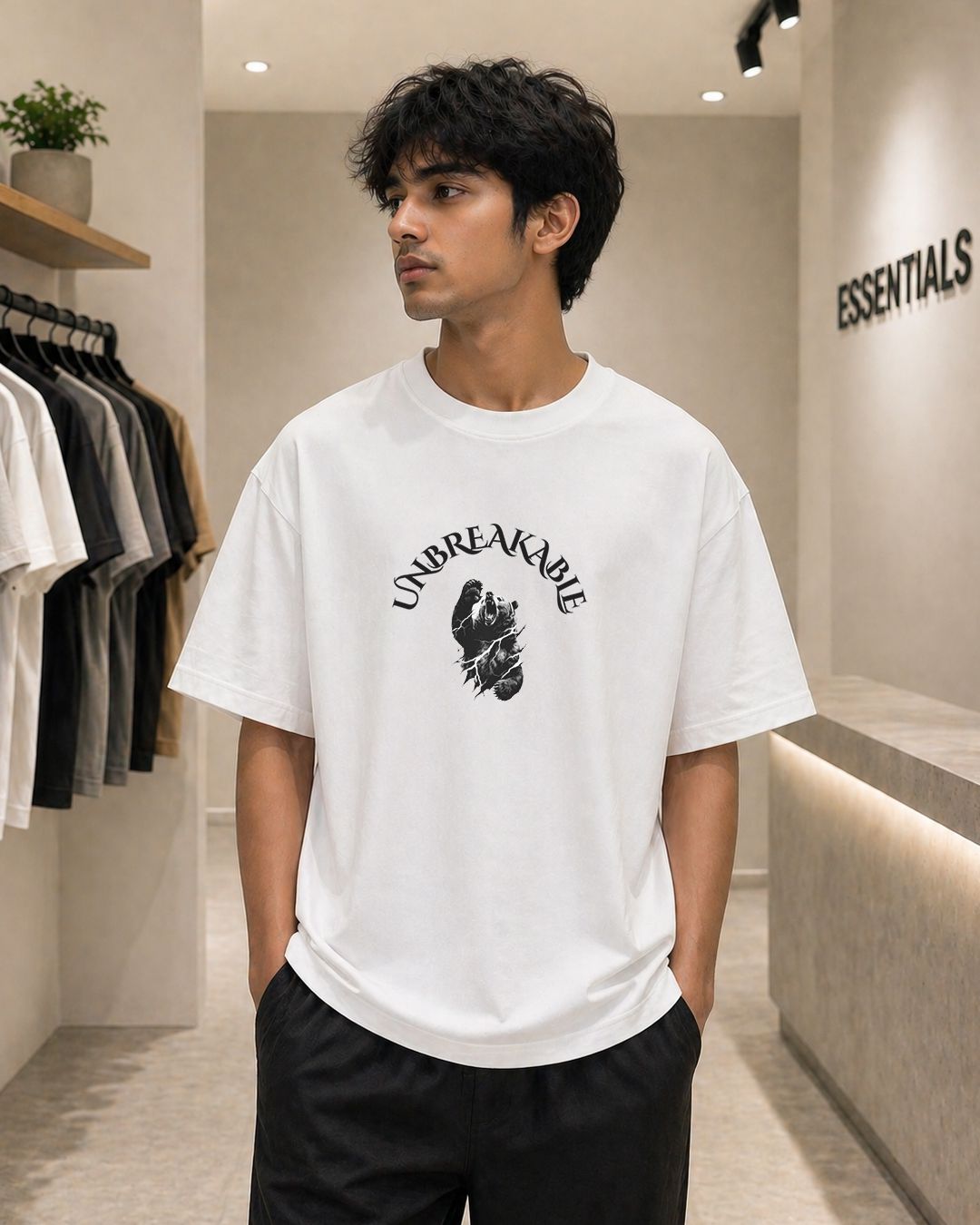 Thunder Beast Oversized Fit T-Shirt