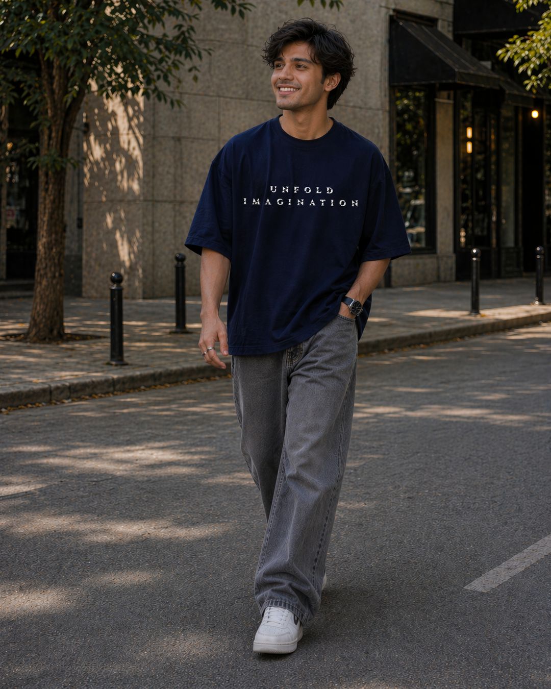 Nature Imagination Oversized Fit T-Shirt
