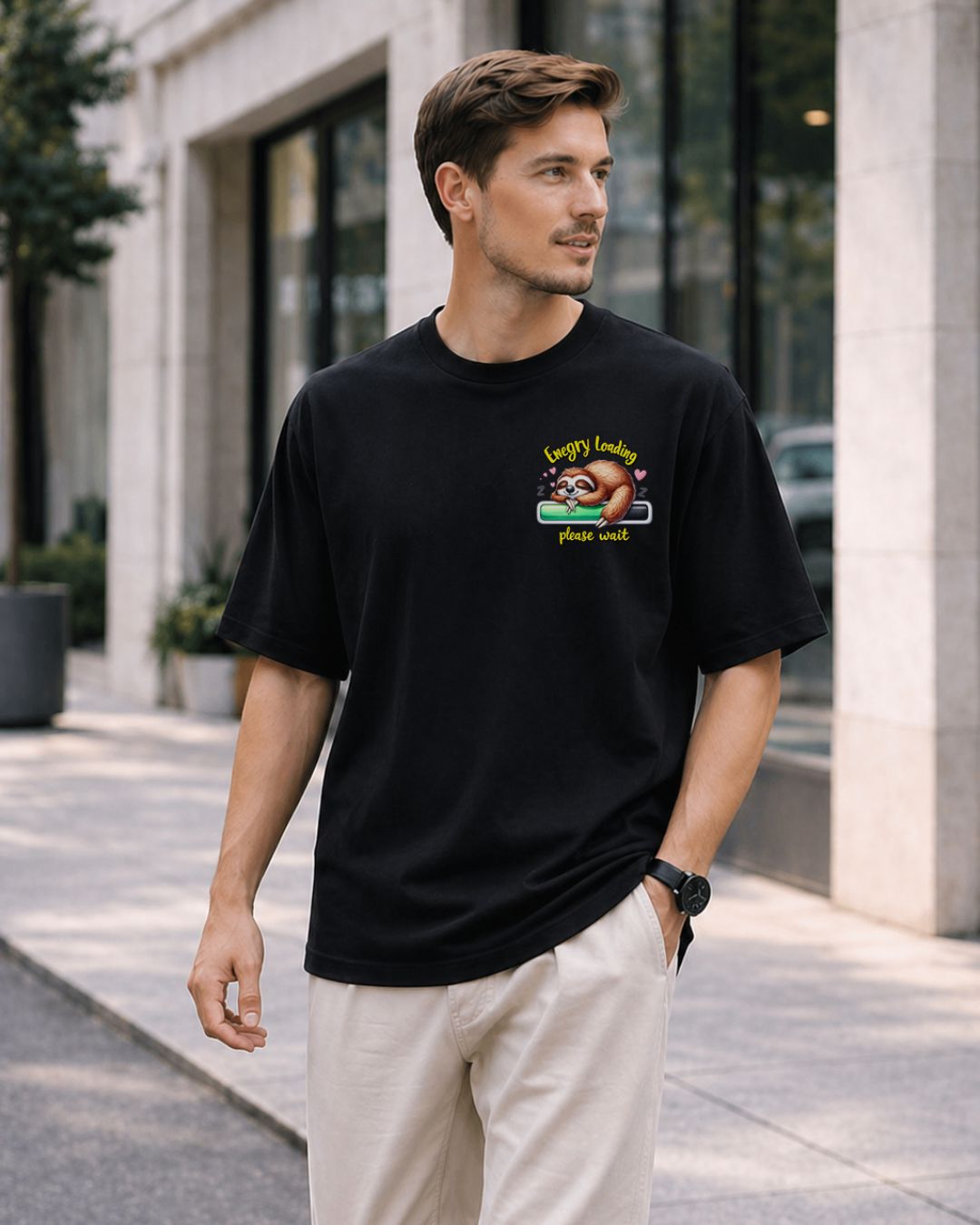 Energy Saver Oversized Fit T-Shirt