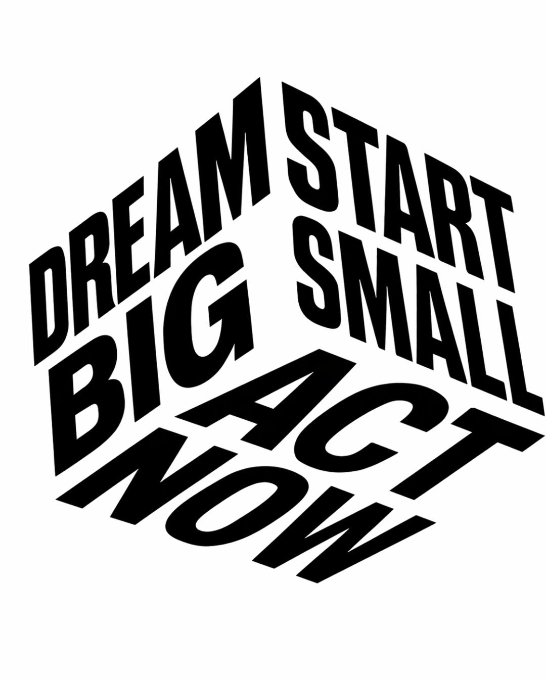 Dream Big Premium Oversized Fit   T-Shirt
