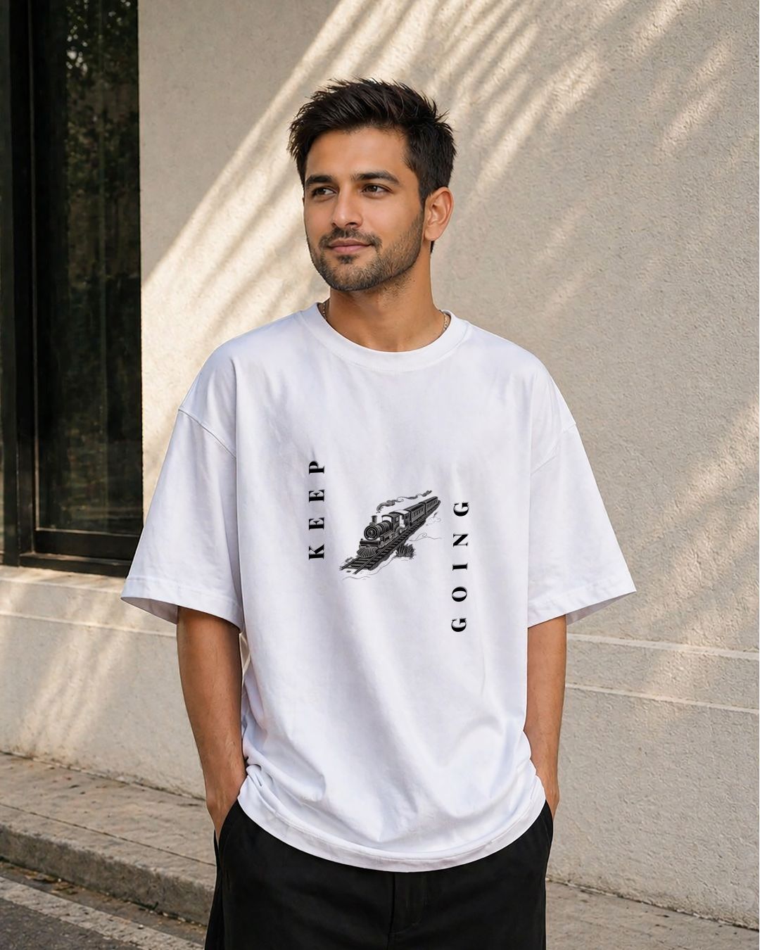 Keep Going Oversized Fit T-Shirt
