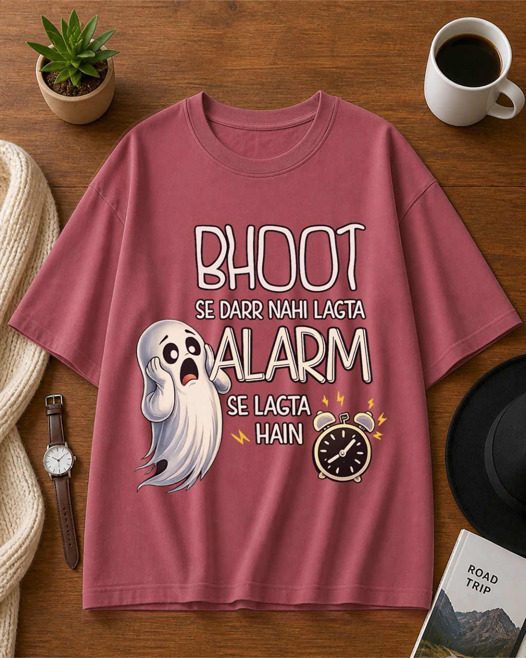 Morning Phobia Oversized Fit T-Shirt