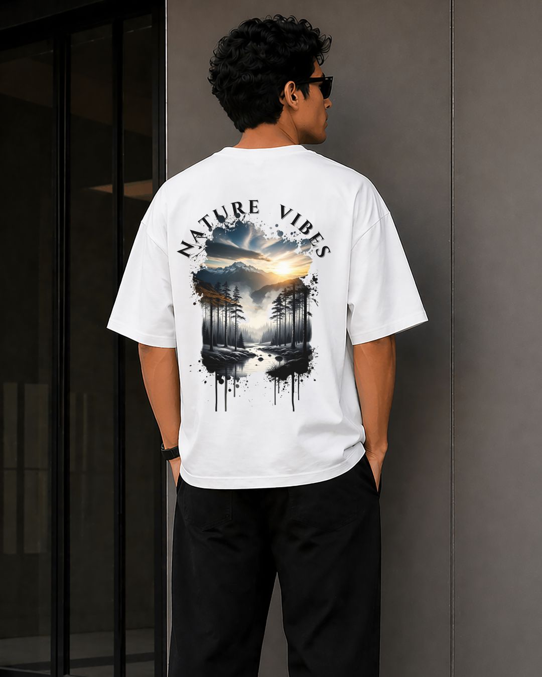 Nature Vibes Oversized Fit T-Shirt