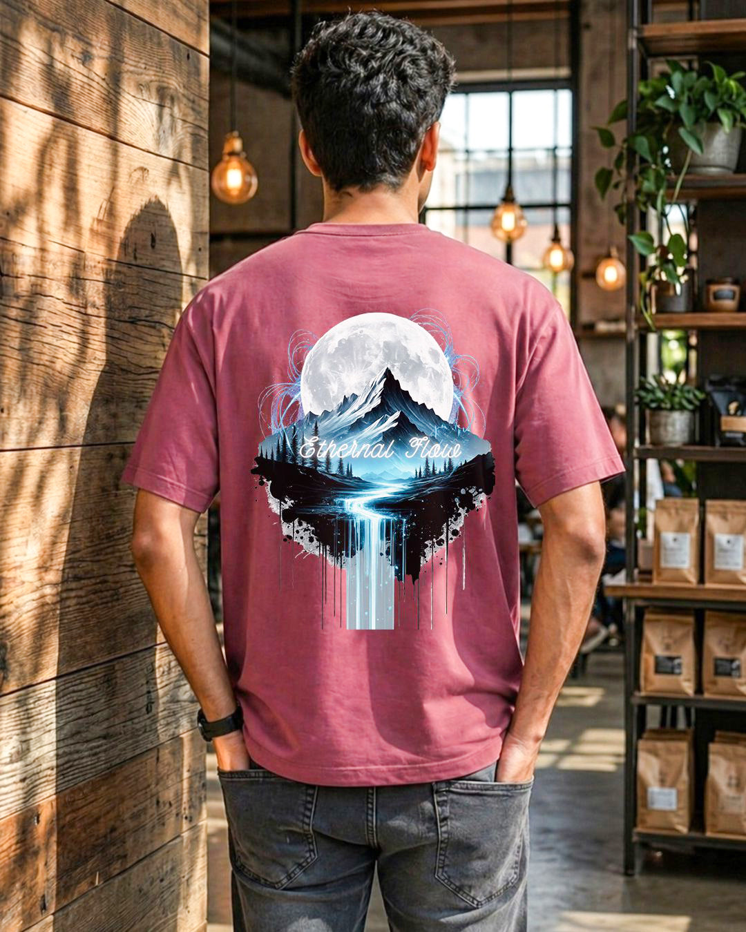 Eternal Flow Oversized Fit T-Shirt