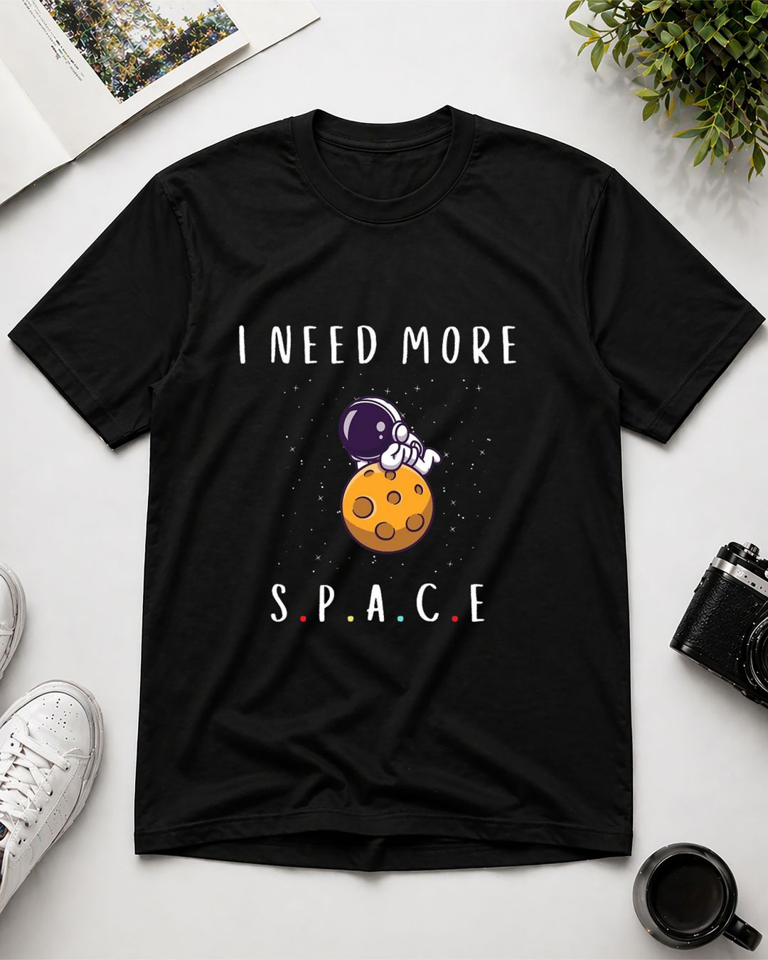 Need Space Regular Fit T-Shirt