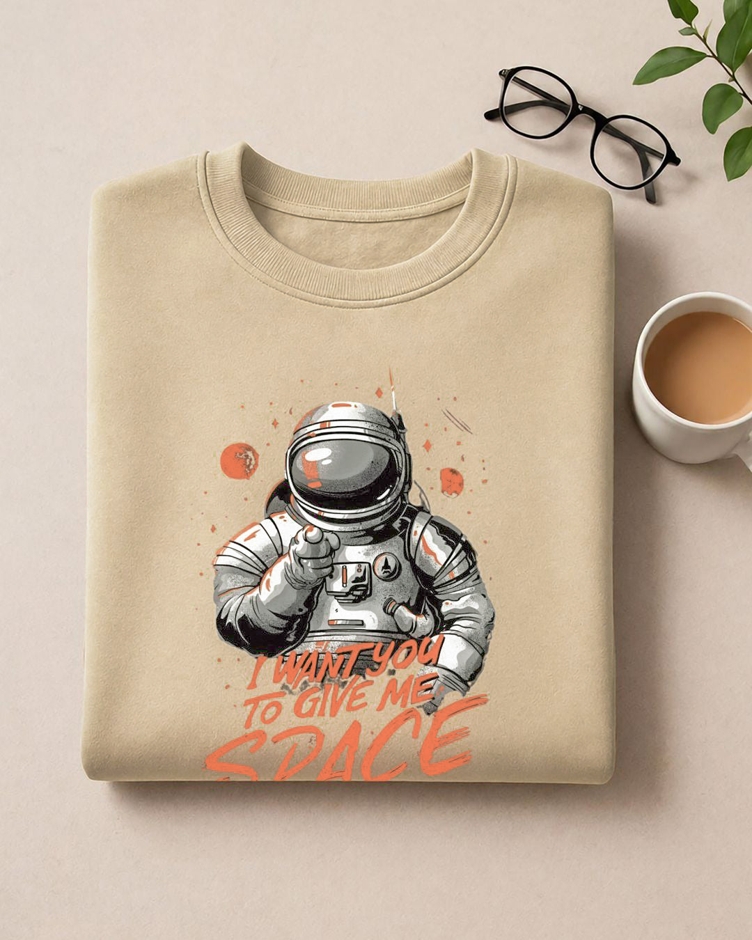 Give Space Regular Fit T-Shirt