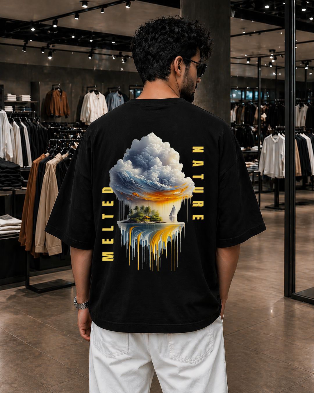 Nature Drift Oversized Fit T-Shirt