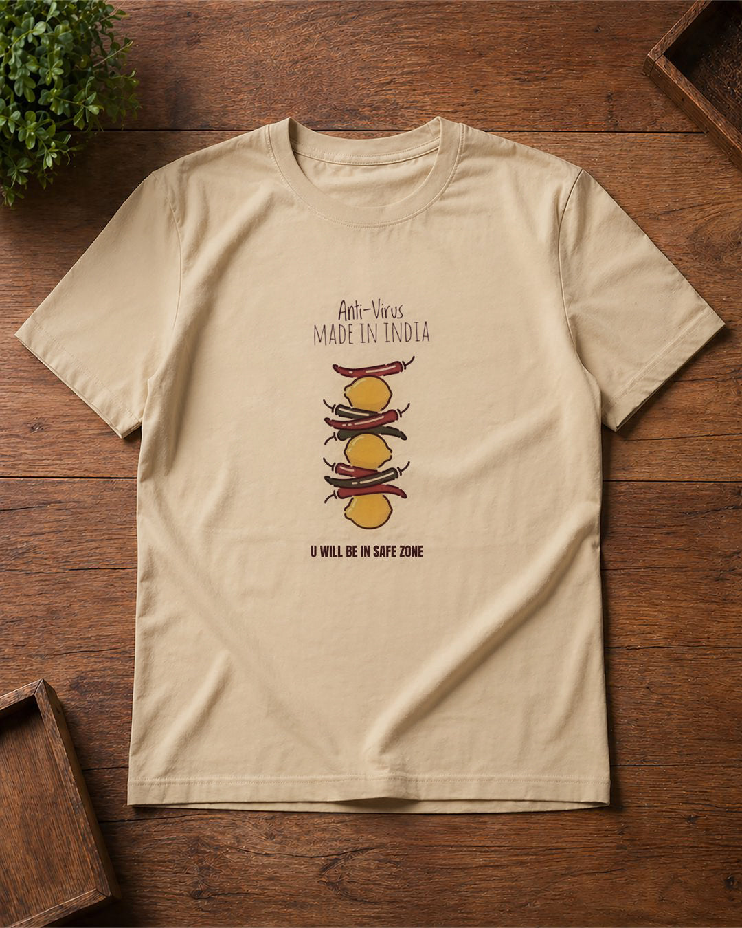 Desi Antivirus Regular Fit T-Shirt