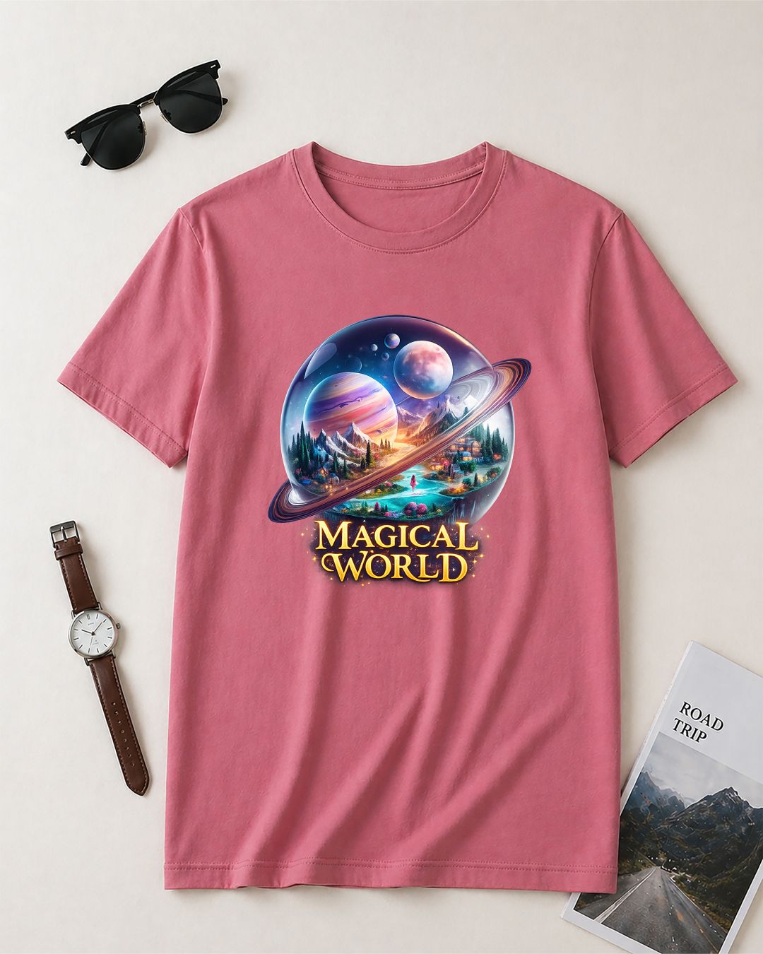 Magic World Regular Fit T-Shirt