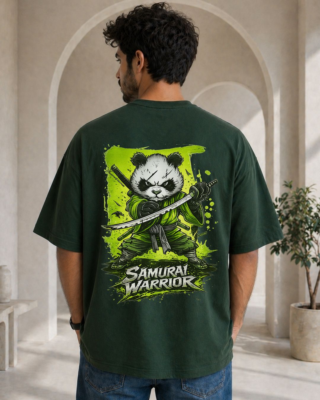 Zen Warrior Oversized Fit T-Shirt