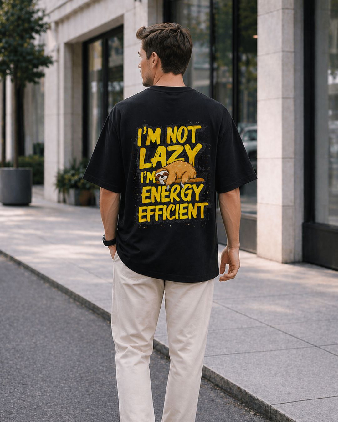 Energy Saver Oversized Fit T-Shirt