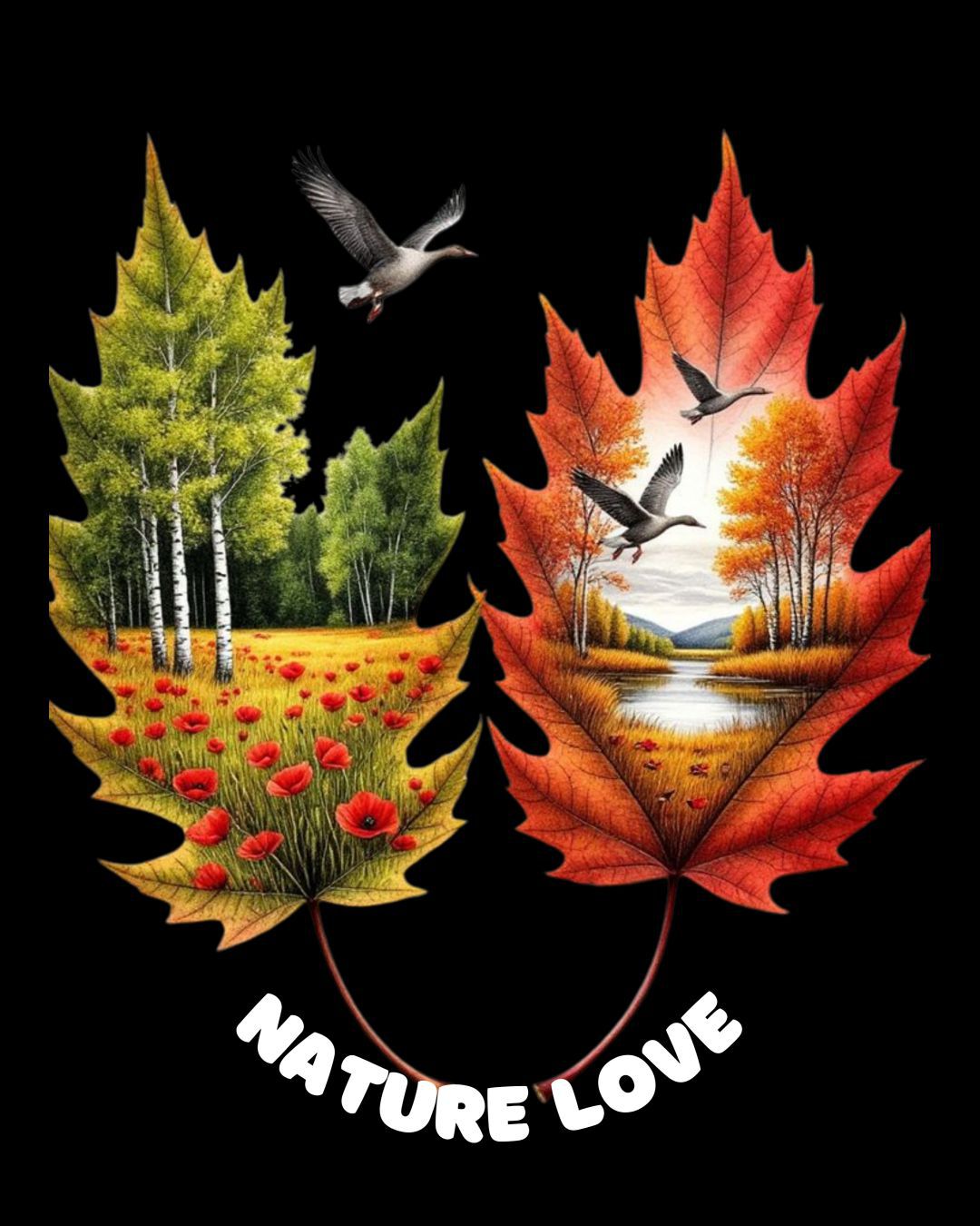 Nature Love Regular Fit T-Shirt