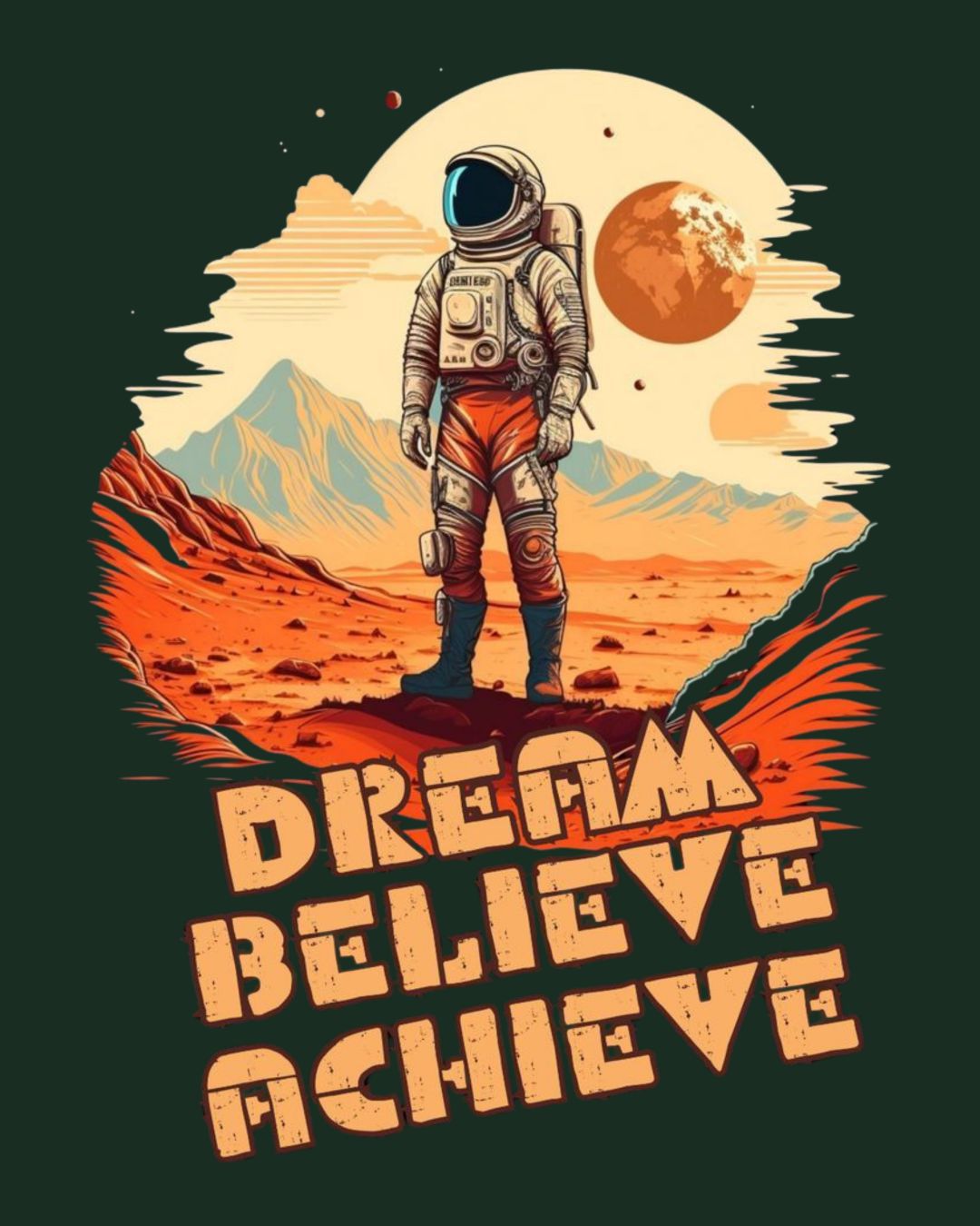 Dream Achieve Regular Fit T-Shirt