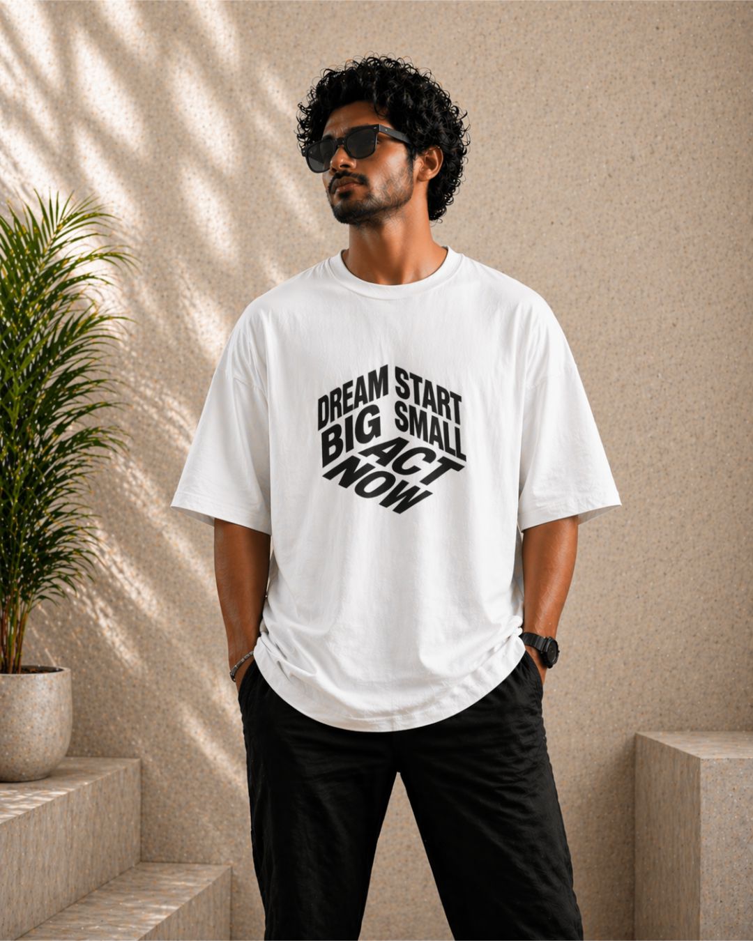 Dream Big Premium Oversized Fit   T-Shirt