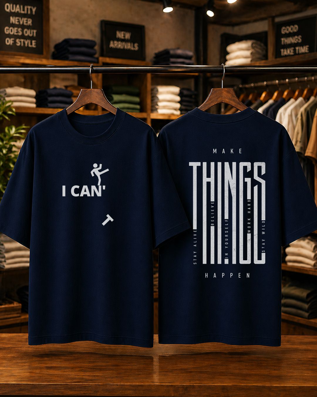 Make It Happen Oversized Fit T-Shirt
