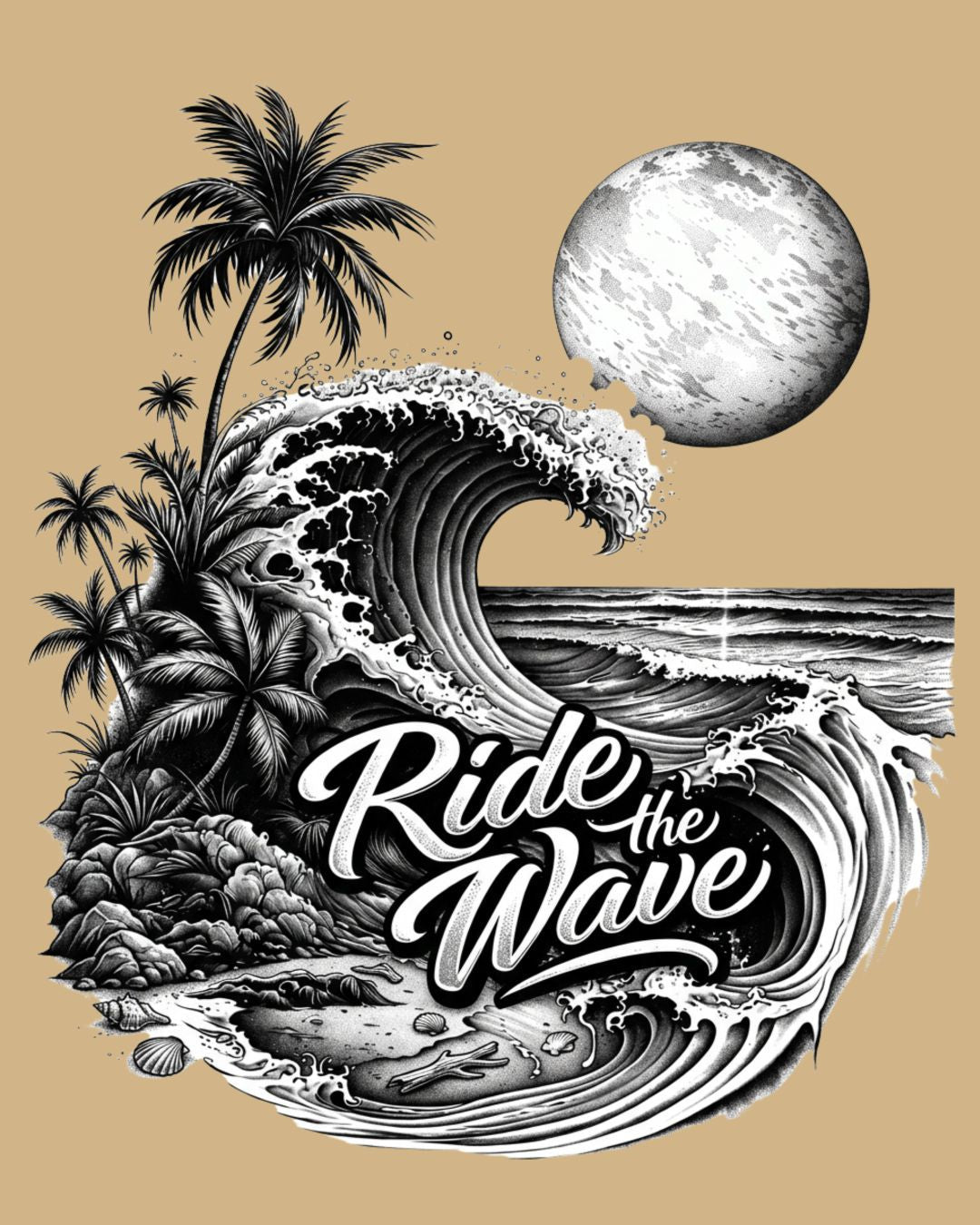 Wave Rider Regular Fit T-Shirt
