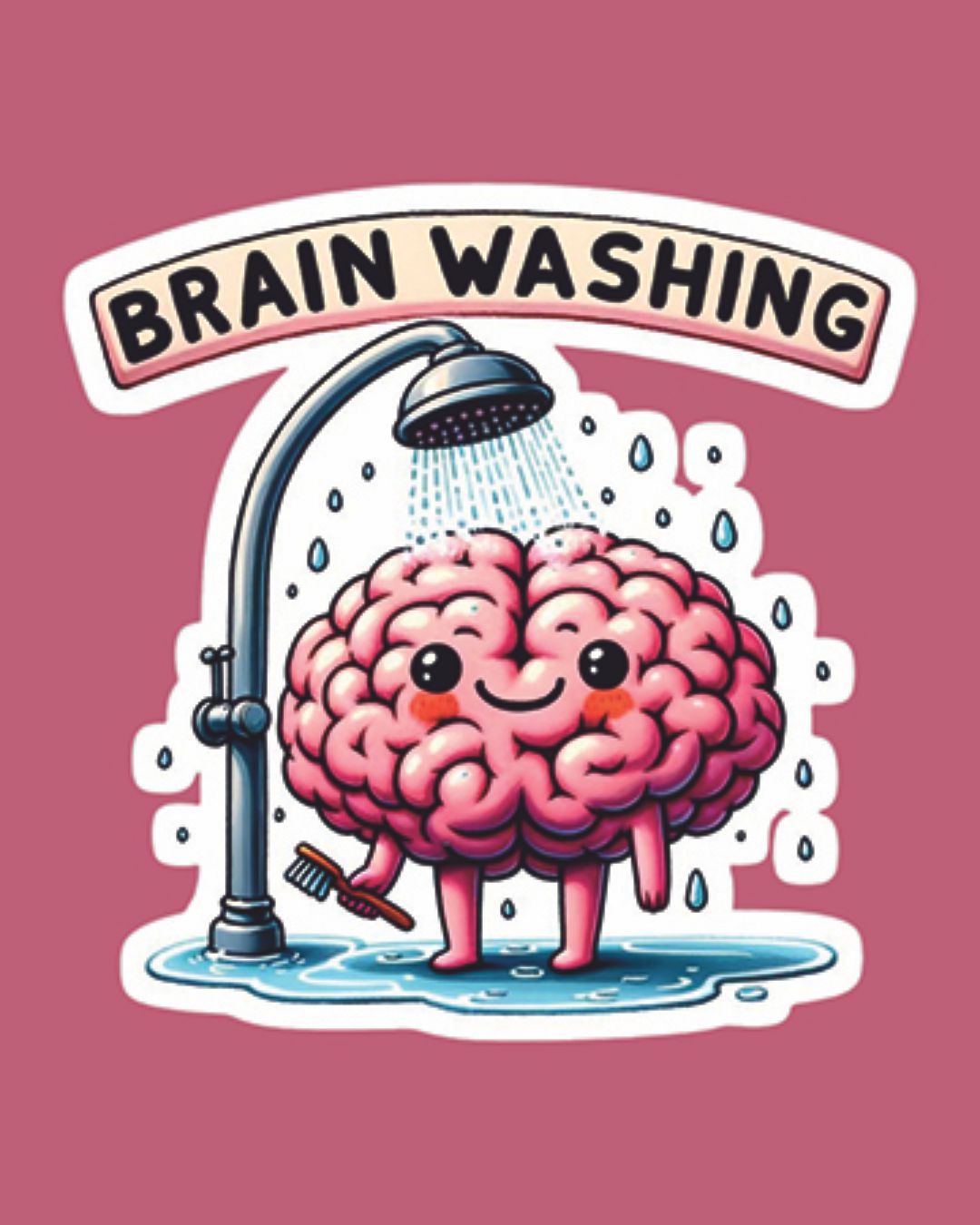 Brain Washing Regular Fit T-Shirt