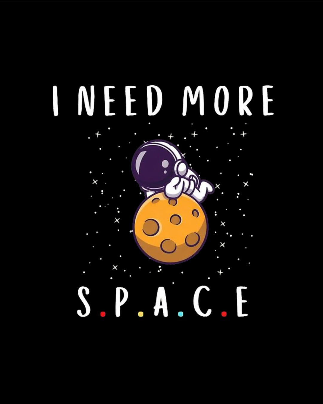 Need Space Regular Fit T-Shirt