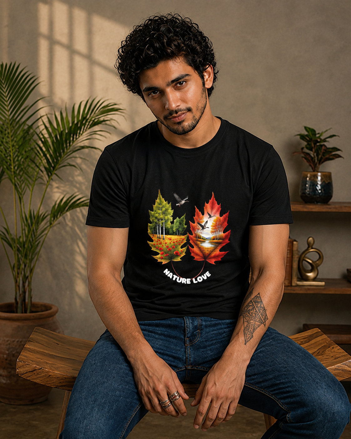 Nature Love Regular Fit T-Shirt