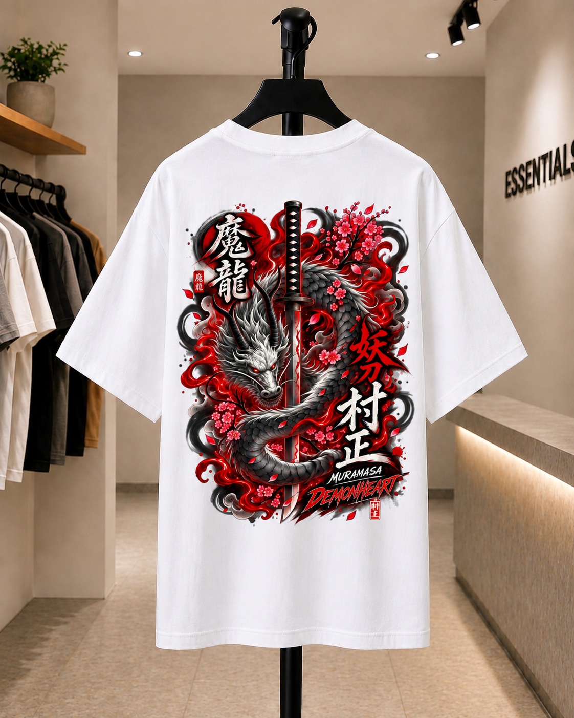Dragon Blade Oversized Fit T-Shirt