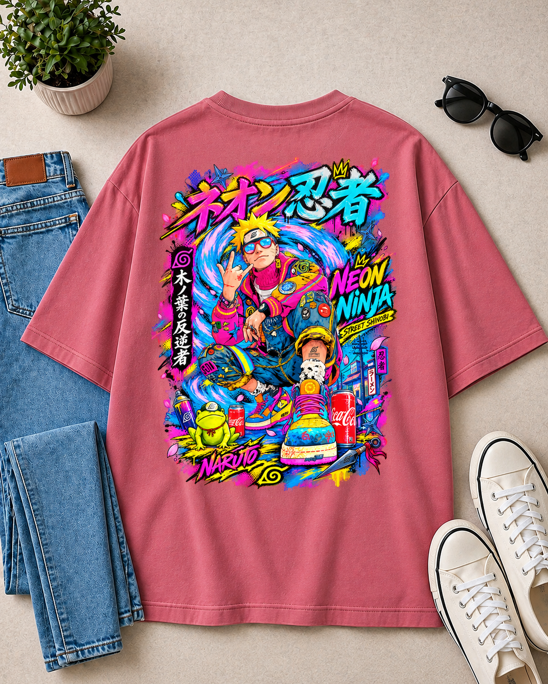 Shinobi Rebellion Oversized Fit T-Shirt