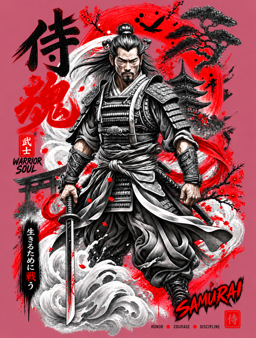 Shogun Spirit Awakening Oversized Fit T-Shirt