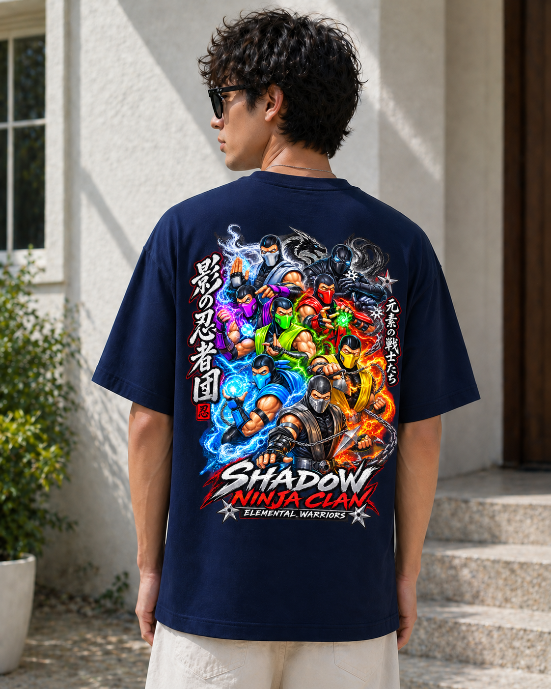Ninja Force Ascension Oversized Fit T-Shirt