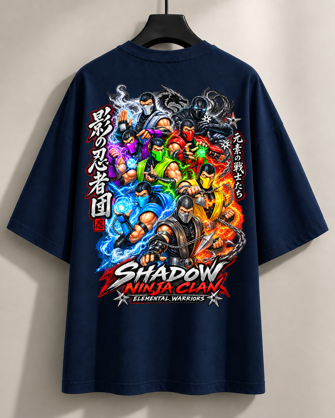 Ninja Force Ascension Oversized Fit T-Shirt