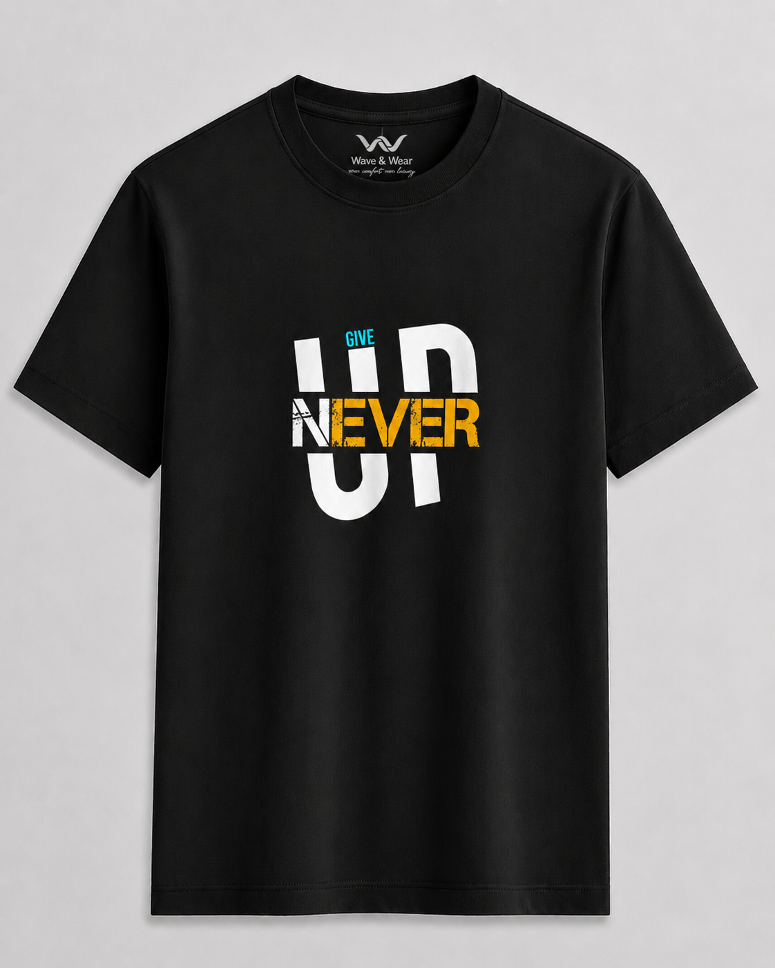 Never Quit Premium Oversized Fit   T-Shirt