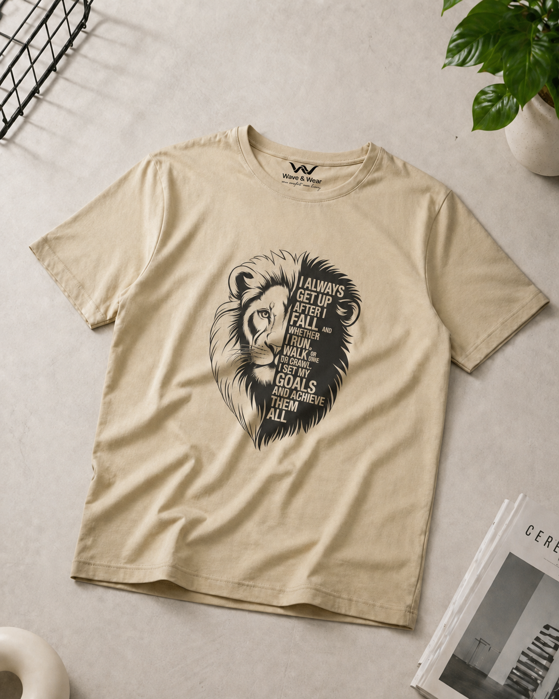 Lion Mindset Regular Fit T-Shirt