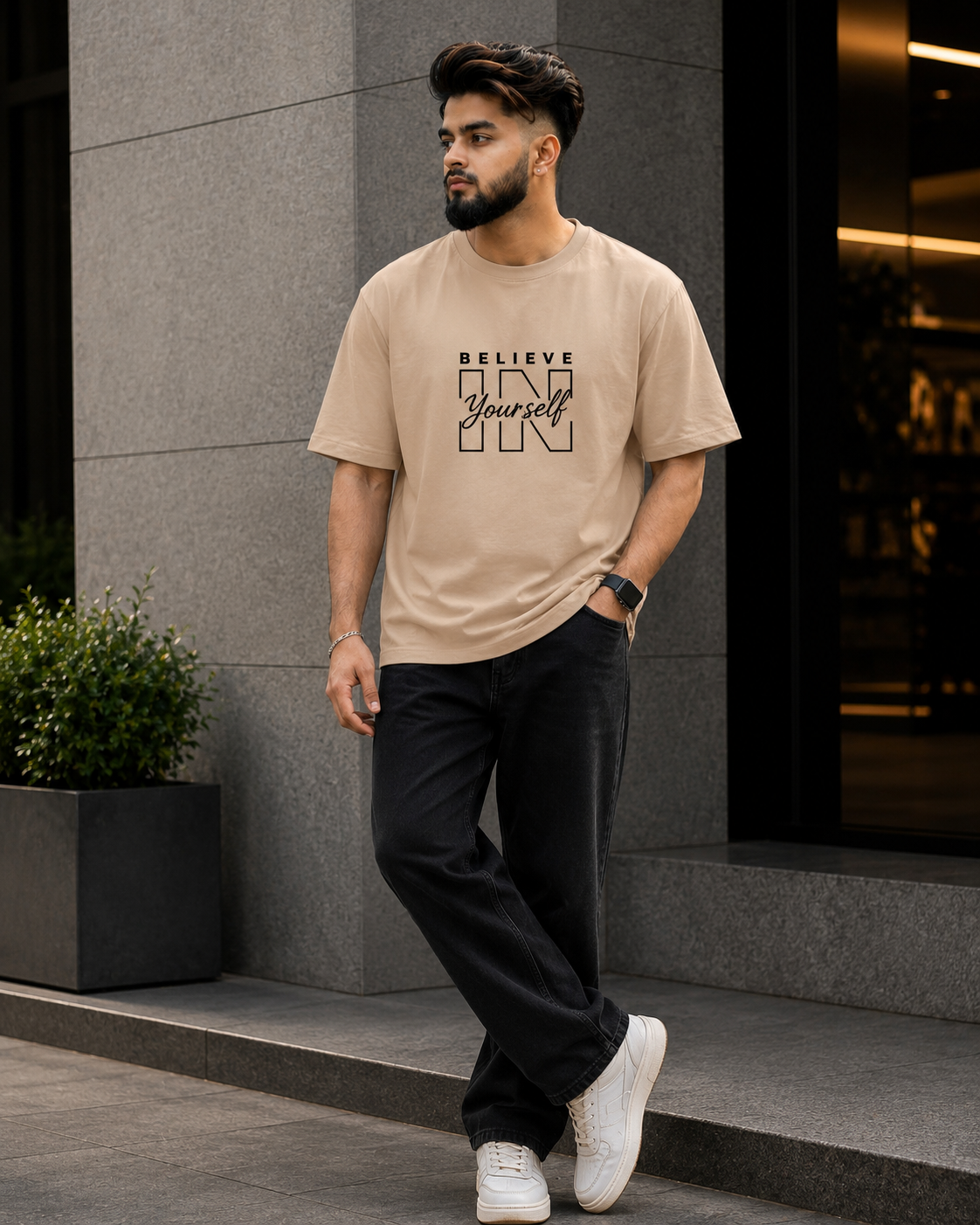 Build Your Skills Oversized Fit T-Shirt