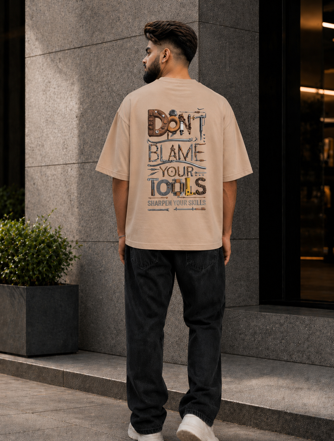 Build Your Skills Oversized Fit T-Shirt