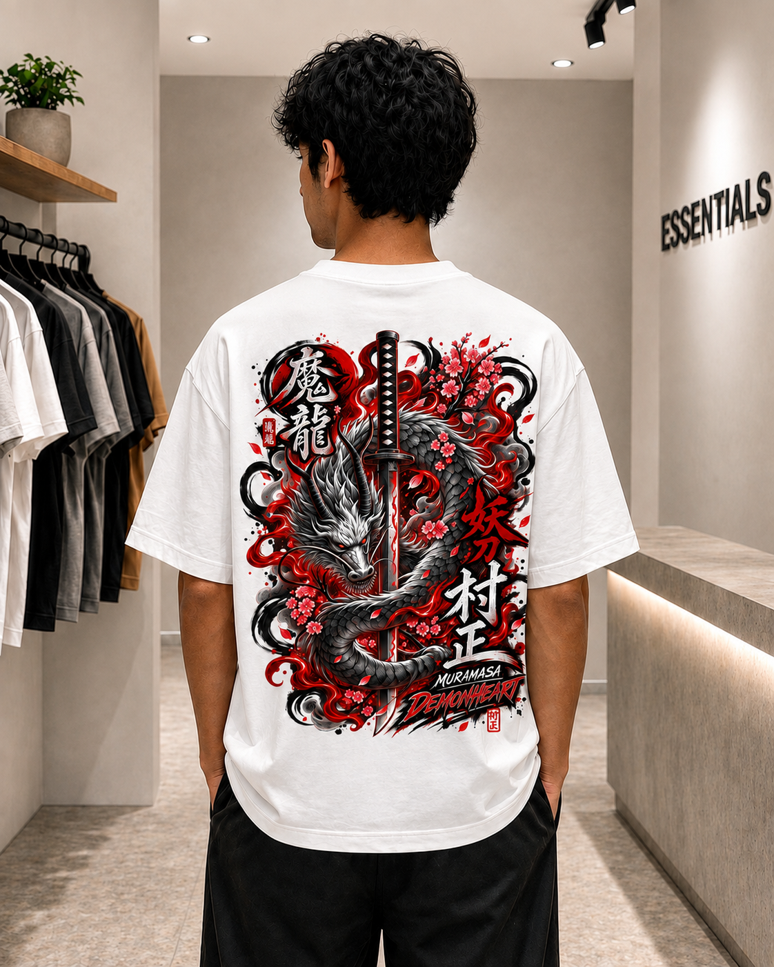 Dragon Blade Oversized Fit T-Shirt