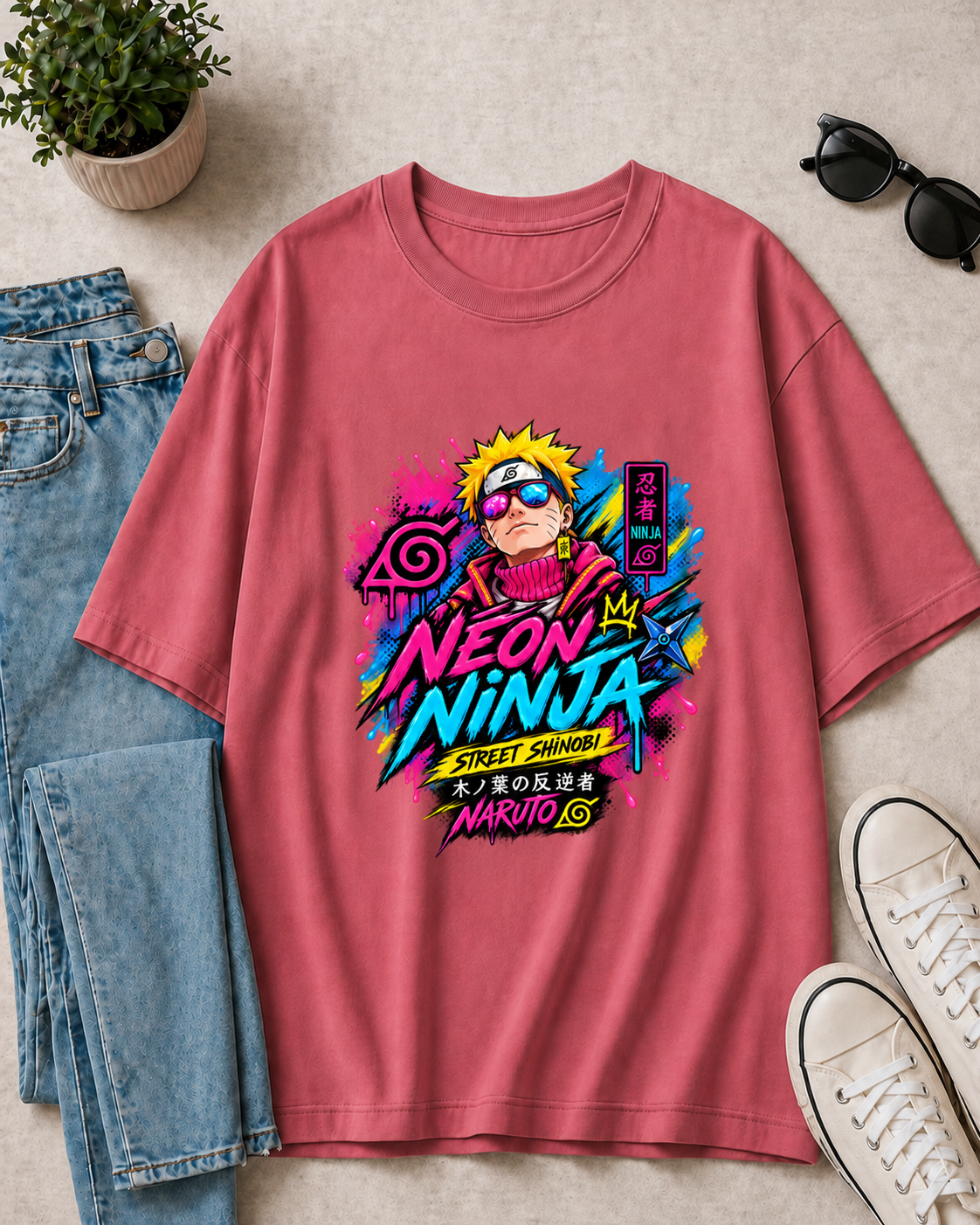 Shinobi Rebellion Oversized Fit T-Shirt