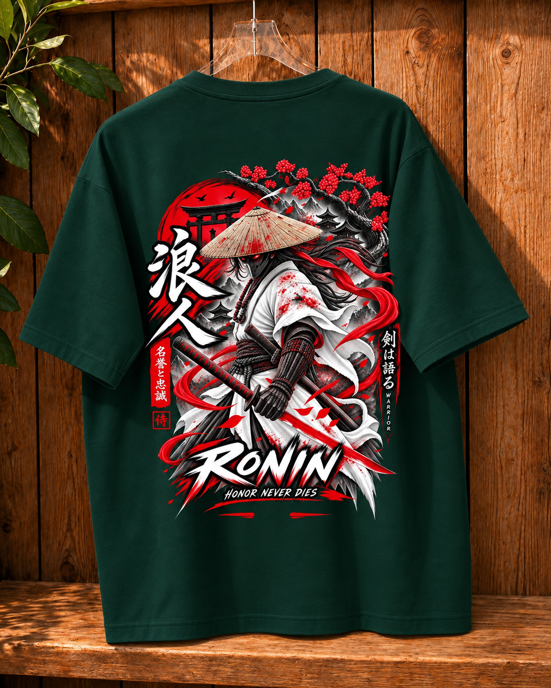 Blood Moon Ronin Oversized Fit T-Shirt