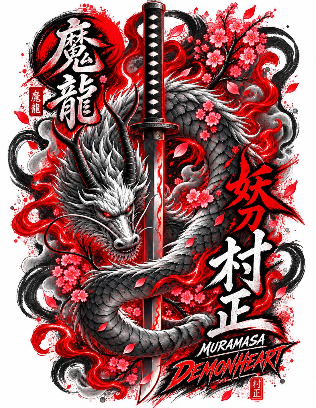 Dragon Blade Oversized Fit T-Shirt